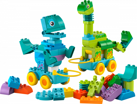 3-in-1 dinosaurussen op wielen
