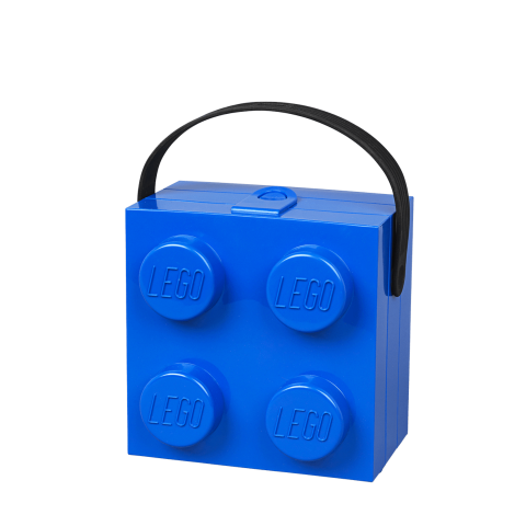 Doos met handvat – blauw