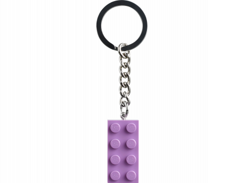 Medium lavendel 2x4 sleutelhanger