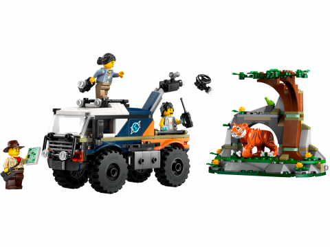 Jungleonderzoekers: offroad truck