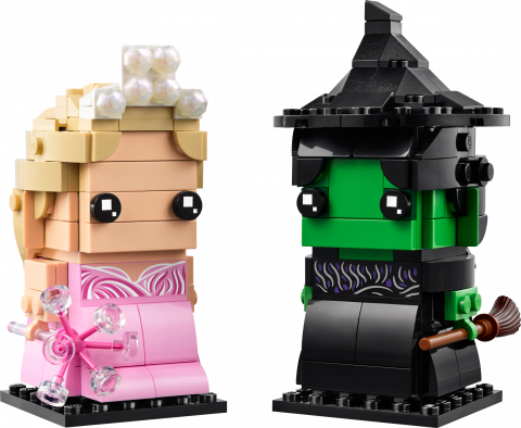 Elphaba en Glinda figuren