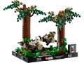 Endor™ speederachtervolging diorama