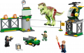 T. rex dinosaurus ontsnapping